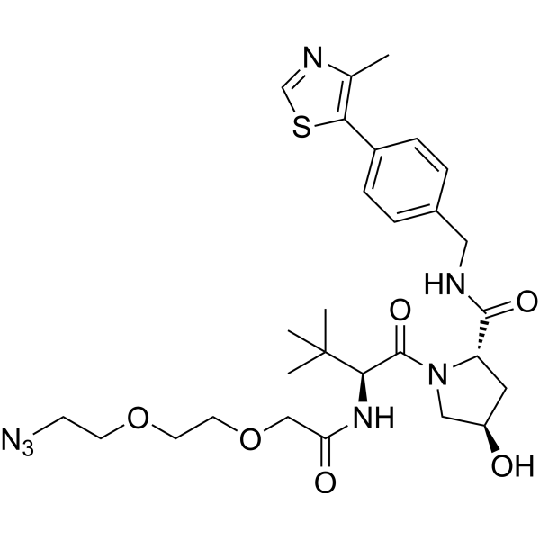 (S,R,S)-AHPC-PEG2-N3 Chemical Structure
