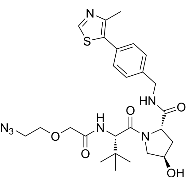 (S,R,S)-AHPC-PEG1-N3 Chemical Structure