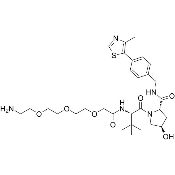 (S,R,S)-AHPC-PEG3-NH2 Chemical Structure