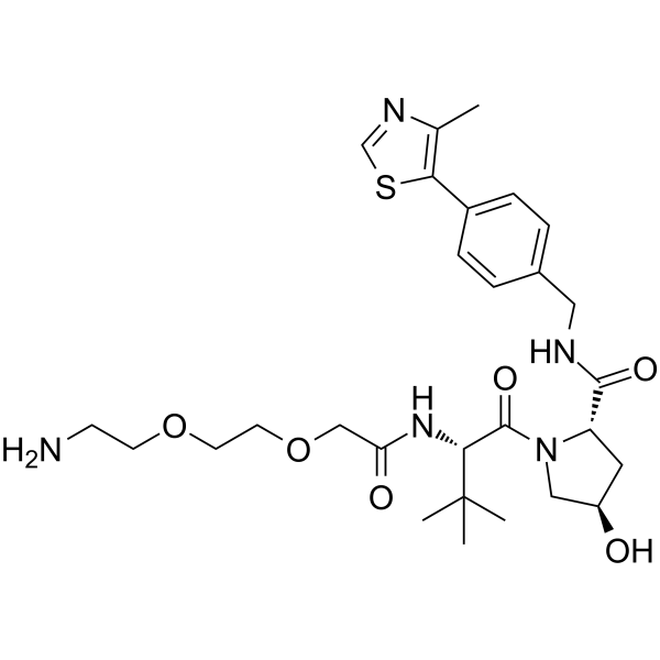 (S,R,S)-AHPC-PEG2-NH2 Chemical Structure