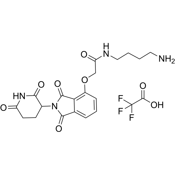 Thalidomide-O-amido-<em>C</em>4-NH2 TFA