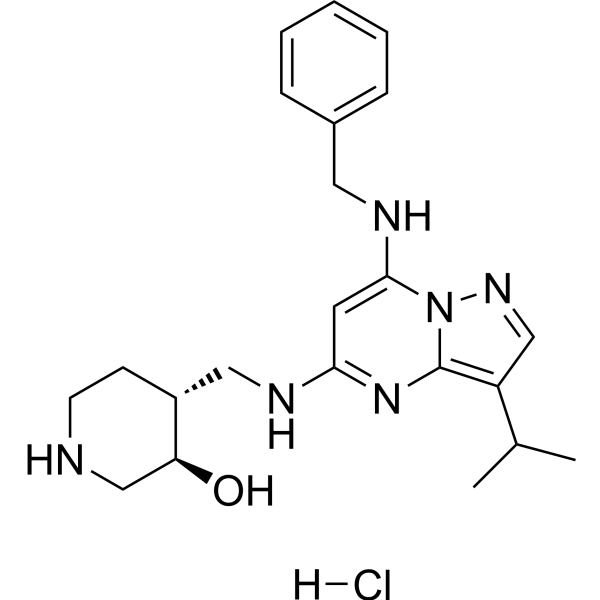 Samuraciclib hydrochloride Chemical Structure