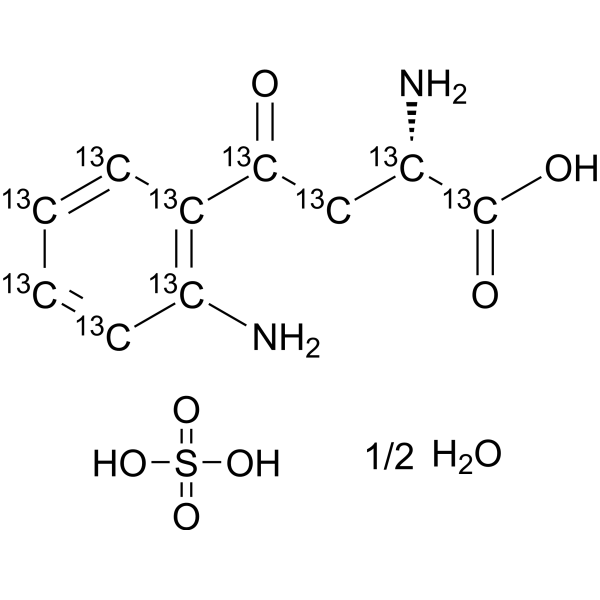 L-Kynurenine-13<em>C</em>10 sulfate hemihydrate