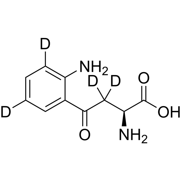 L-Kynurenine-d<sub>4</sub> Chemical Structure