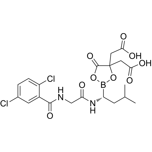 Ixazomib citrate Chemical Structure