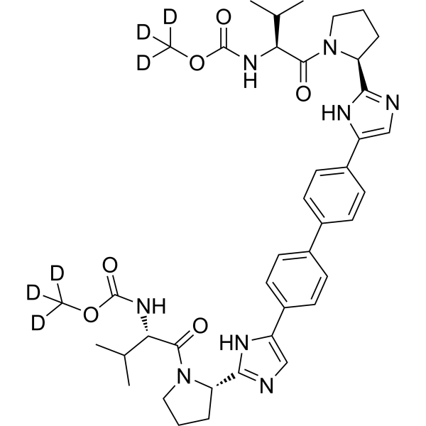 Daclatasvir-d<sub>6</sub> Chemical Structure