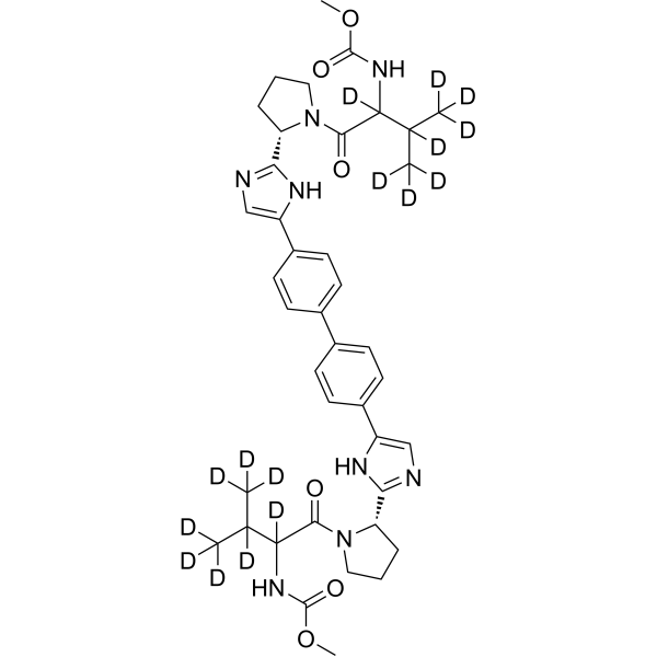 Daclatasvir-d<sub>16</sub> Chemical Structure