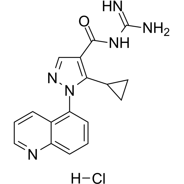 Zoniporide hydrochloride Chemical Structure