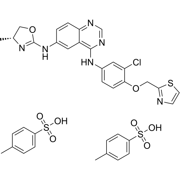 Varlitinib tosylate Chemical Structure