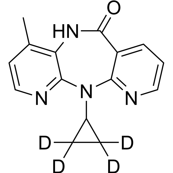 Nevirapine-d<sub>4</sub> Chemical Structure