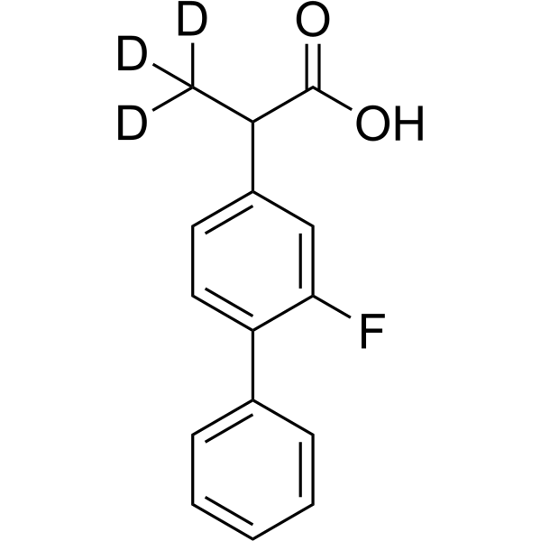 Flurbiprofen-d<sub>3</sub> Chemical Structure