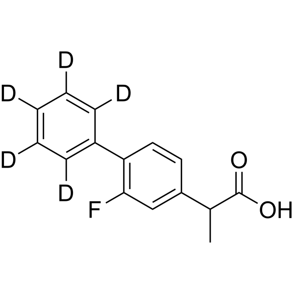 Flurbiprofen-d<sub>5</sub> Chemical Structure