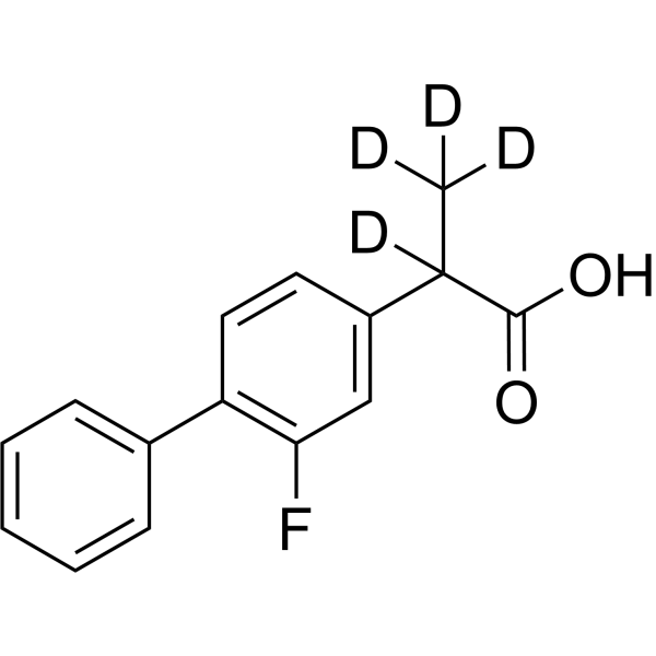 Flurbiprofen-d<sub>4</sub> Chemical Structure