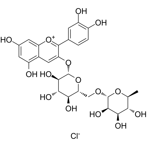 Keracyanin chloride Chemical Structure