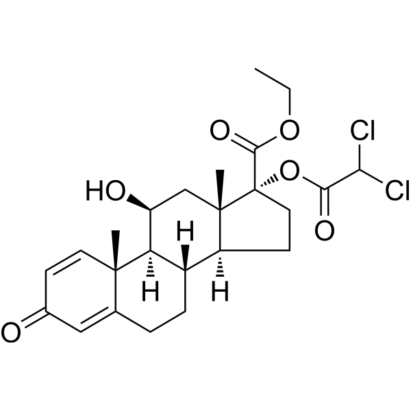 Etiprednol dicloacetate Chemical Structure