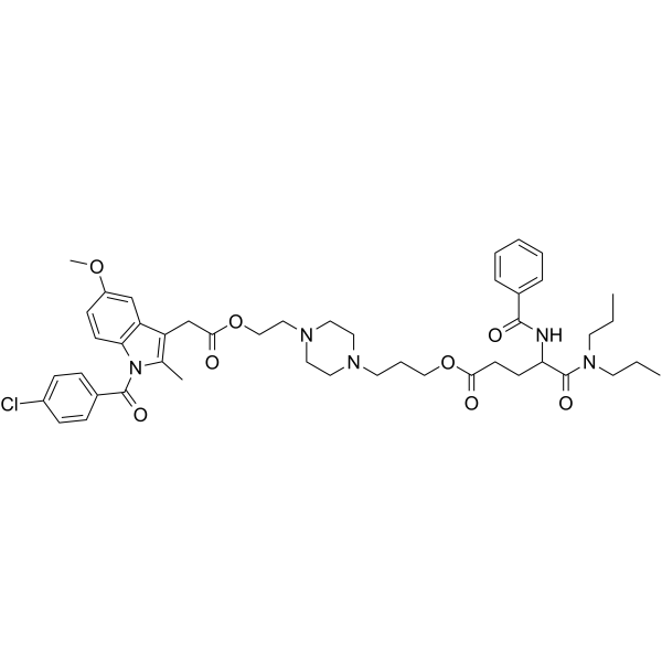 Proglumetacin Chemical Structure