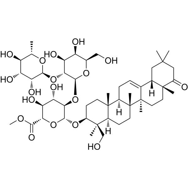 Dehydrosoyasaponin I methyl ester Chemical Structure