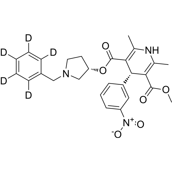Barnidipine-d<sub>5</sub> Chemical Structure
