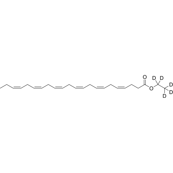 Docosahexaenoic acid ethyl ester-d<sub>5</sub> Chemical Structure