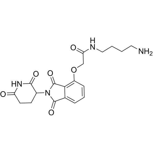 Thalidomide-O-amido-C4-NH2 Chemical Structure