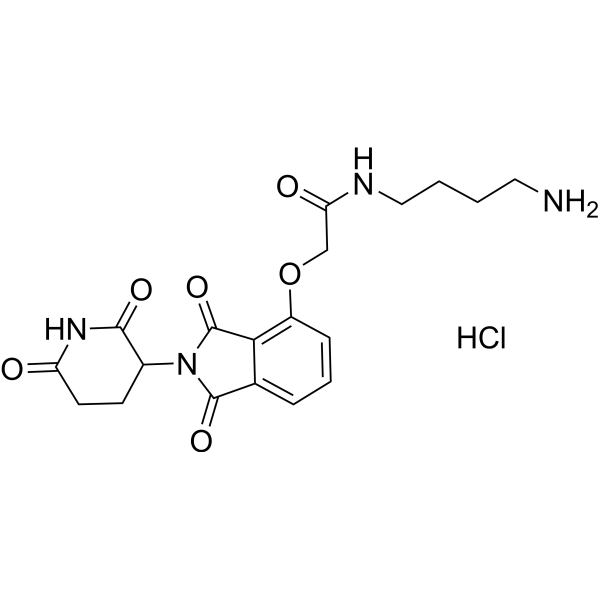 Thalidomide-O-amido-<em>C</em>4-NH<em>2</em> hydrochloride
