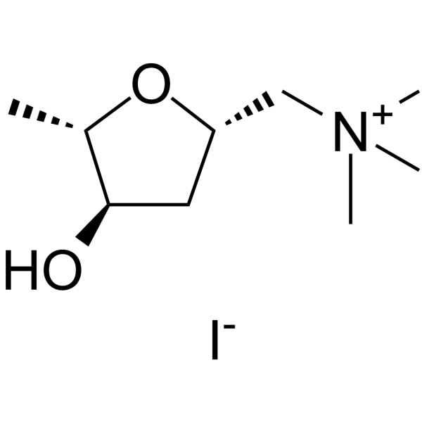 Muscarine iodide Chemical Structure