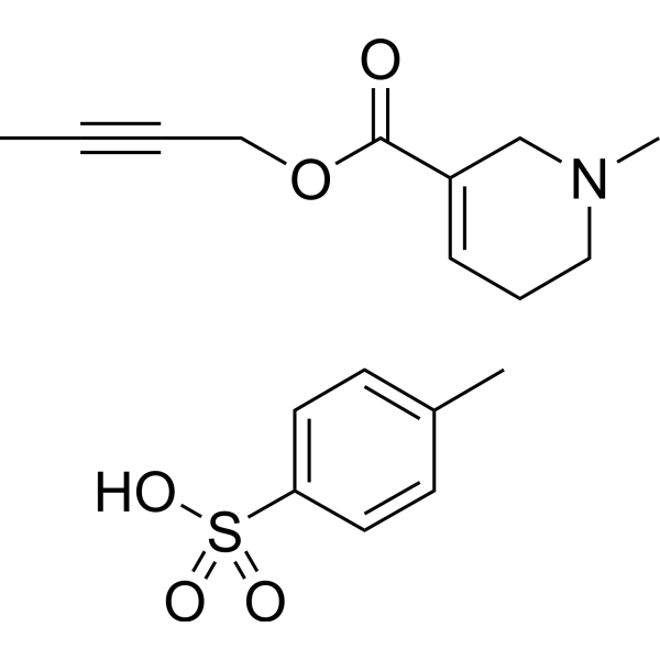 Arecaidine but-2-ynyl ester tosylate Chemical Structure