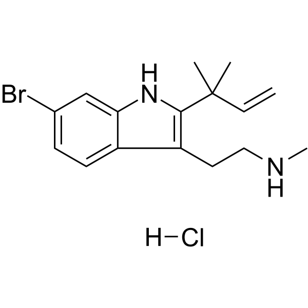 Desformylflustrabromine hydrochloride Chemical Structure