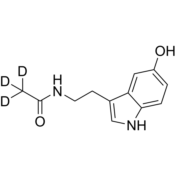 <em>N</em>-Acetyl-5-hydroxytryptamine-d<em>3</em>