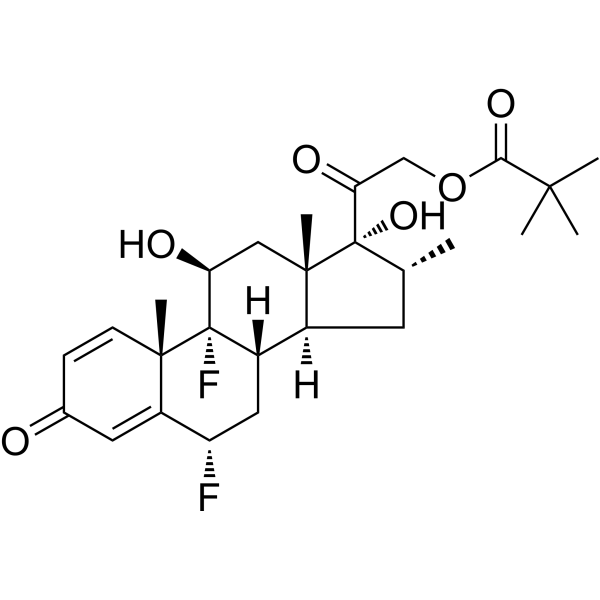 Flumethasone pivalate Chemical Structure