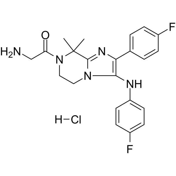 Ganaplacide hydrochloride Chemical Structure