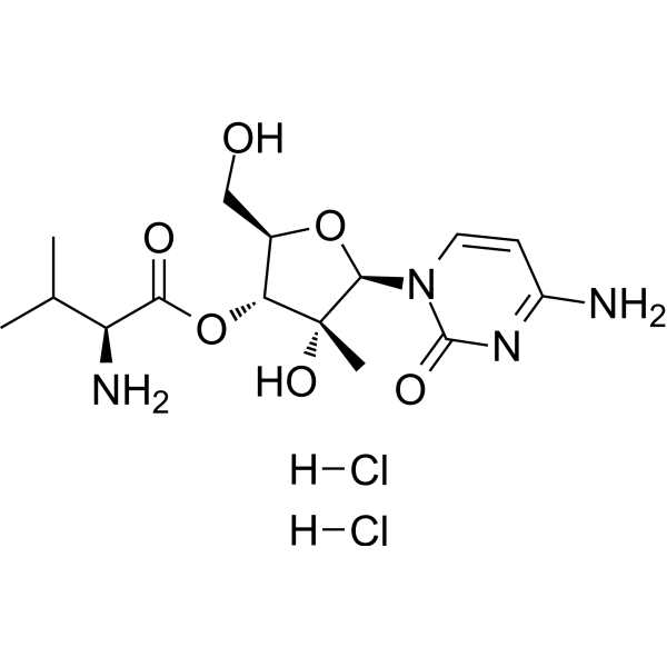 Valopicitabine dihydrochloride Chemical Structure