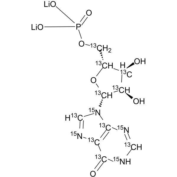 Inosinic acid-13C10,<em>15</em><em>N</em><em>4</em> <em>dilithium</em>