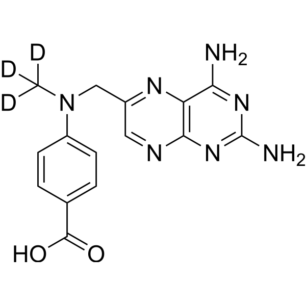 Methotrexate metabolite-d<sub>3</sub> Chemical Structure