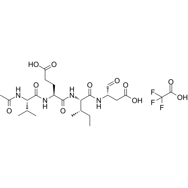 AC-VEID-CHO TFA Chemical Structure