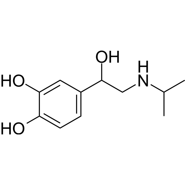 Isoprenaline Chemical Structure