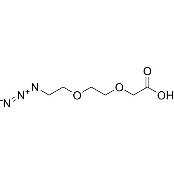 Azido-PEG2-CH2COOH Chemical Structure