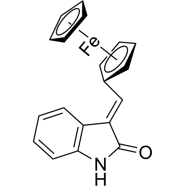 (E)-FeCP-oxindole Chemical Structure