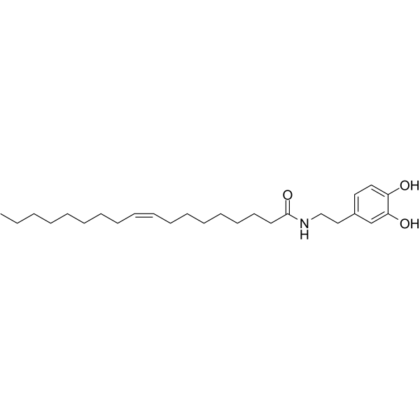 N-Oleoyldopamine Chemical Structure