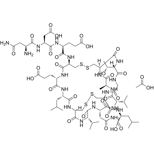 Plecanatide acetate Chemical Structure
