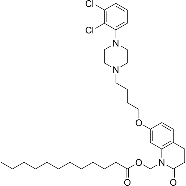 Aripiprazole Lauroxil Chemical Structure