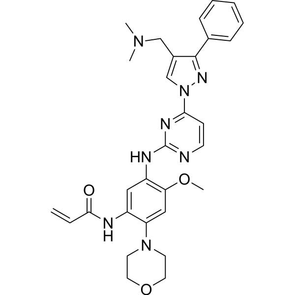 Lazertinib Chemical Structure
