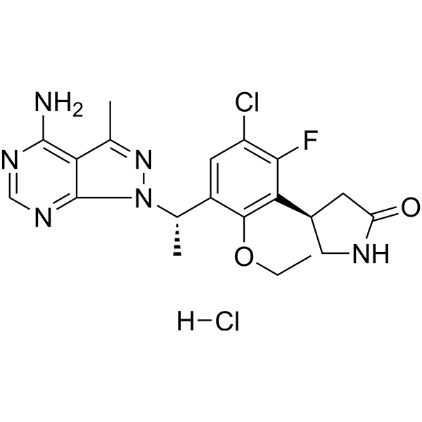 Parsaclisib hydrochloride Chemical Structure