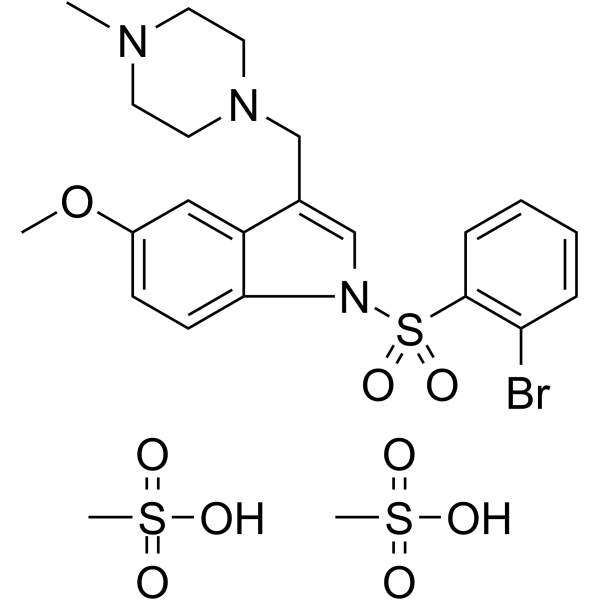 Masupirdine mesylate Chemical Structure