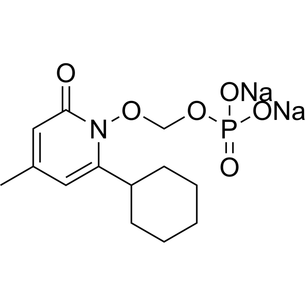 Fosciclopirox disodium Chemical Structure