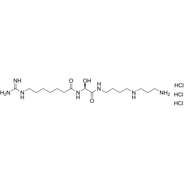 (-)-15-Deoxyspergualin trihydrochloride Chemical Structure