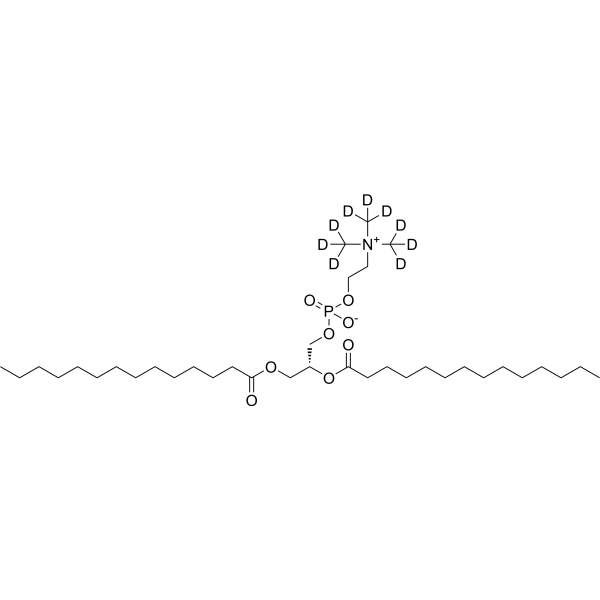 1,2-Dimyristoyl-sn-glycero-<em>3</em>-phosphocholine-d9
