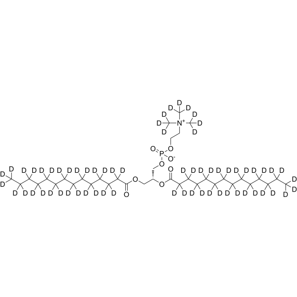 <em>1</em>,2-Dimyristoyl-sn-glycero-3-phosphocholine-d63