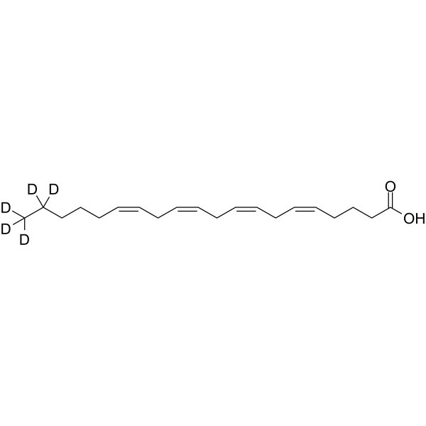 Arachidonic acid-d<sub>5</sub> Chemical Structure