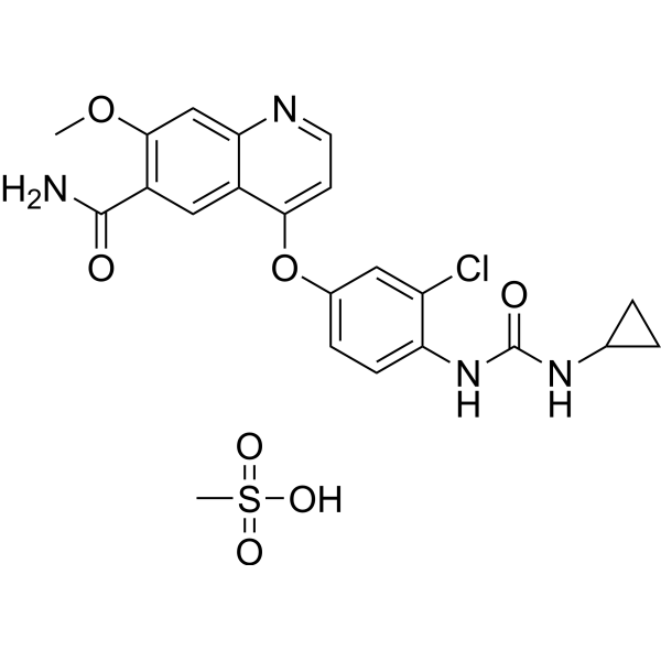 Lenvatinib mesylate Chemical Structure